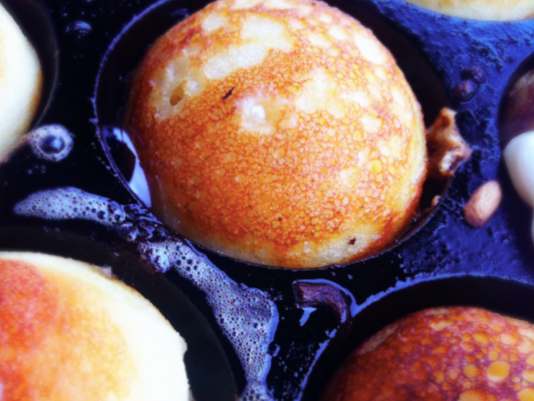 Opskrift på hjemmelavede æbleskiver