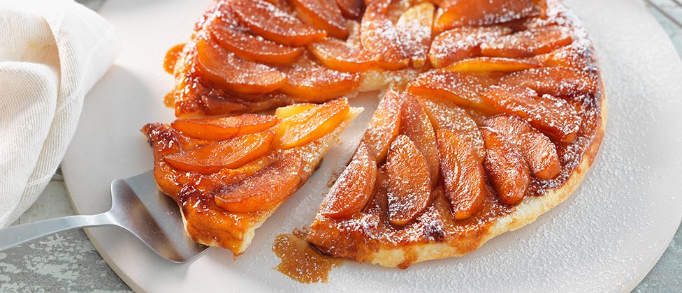 Tarte Tatin - omvendt æbletærte med karamelliseret æbler