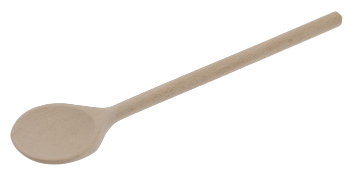 Grydeske med lille hoved | Ubehandlet bøgetræ 20 cm.