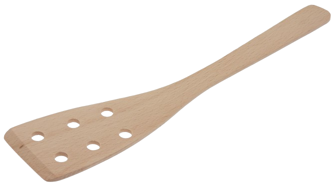 Buet palet med dræn | Ubehandlet bøgetræ 28 cm.