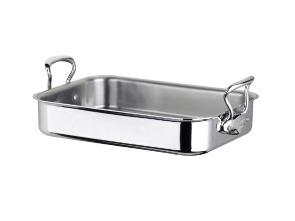 Mauviel Cook Style Bradepande - 30 x 20 x 6 cm - Stål