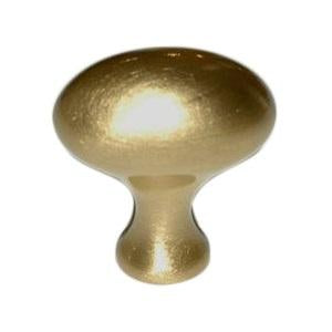 Møbelknop 105 MSU, mat brass, no lacquer, 30 mm