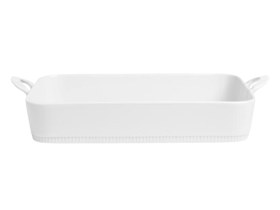Pillivuyt Toulouse Fad 34 x 24,5 x 7 cm 3,7 liter Hvid