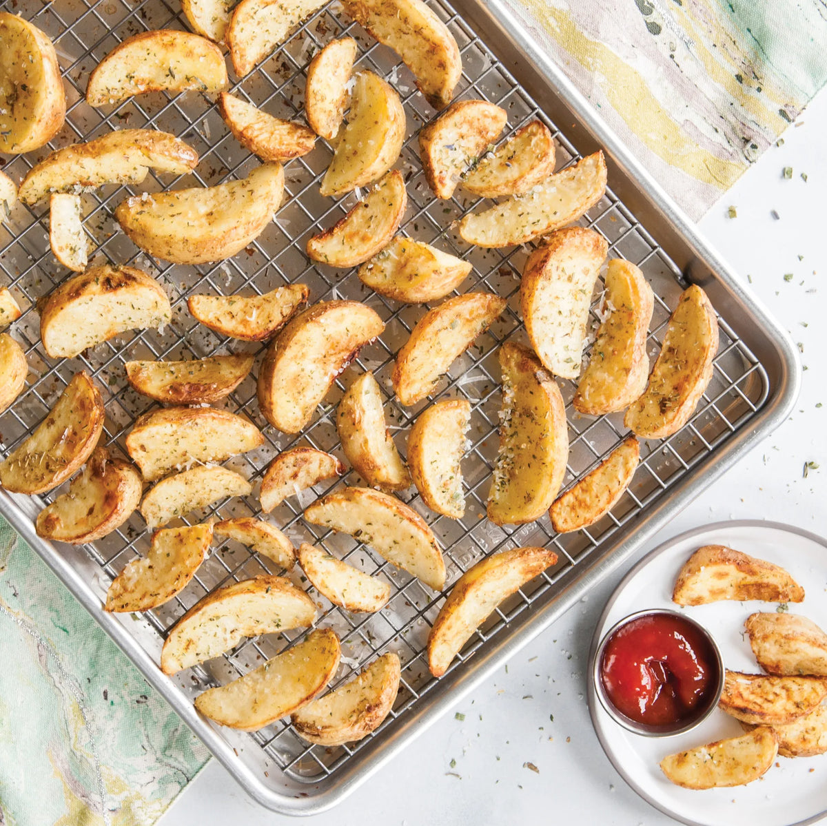 Naturals | Bageplade med ovnsikkert grillgitter