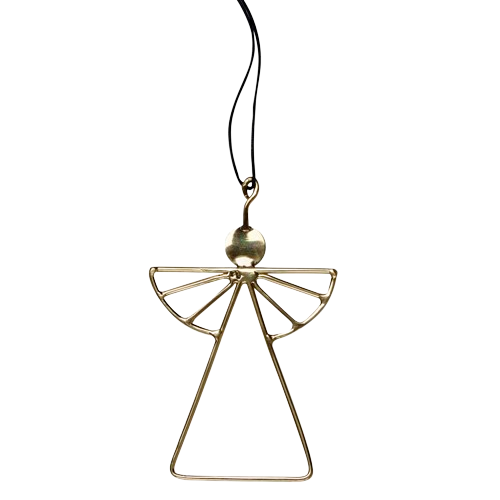 Juleengel | blank messing, lille