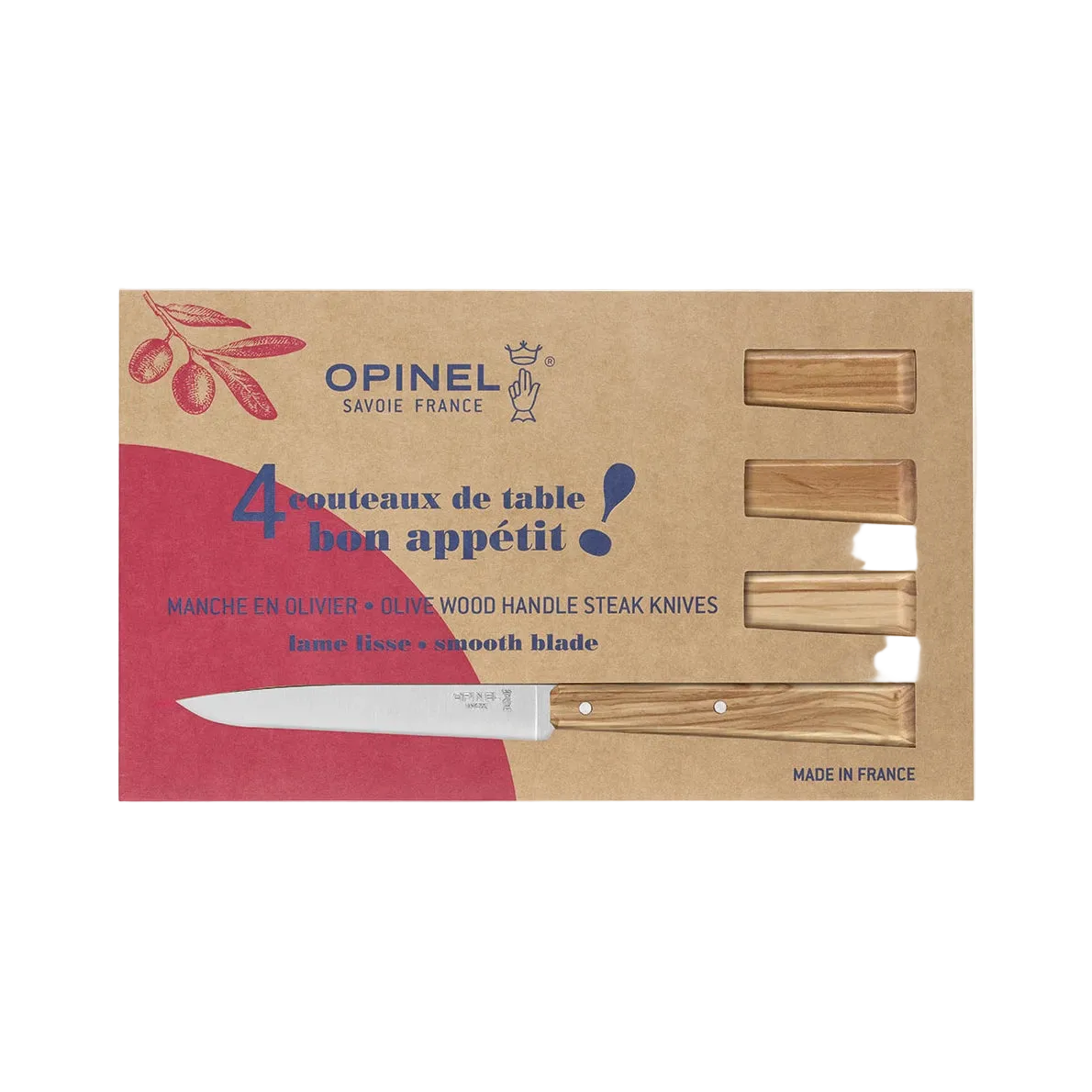 Æske med 4 knive, Bon Appetit, South