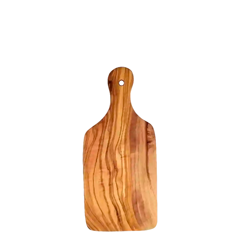 Skærebræt i oliventræ 23 cm