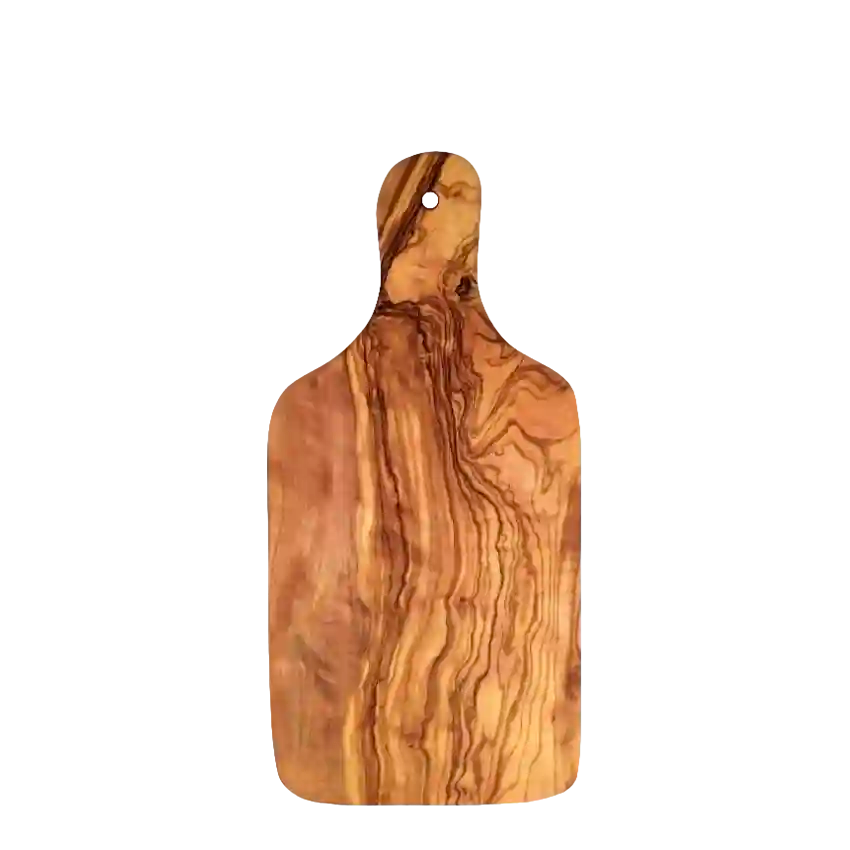 Skærebræt i oliventræ, 28 cm
