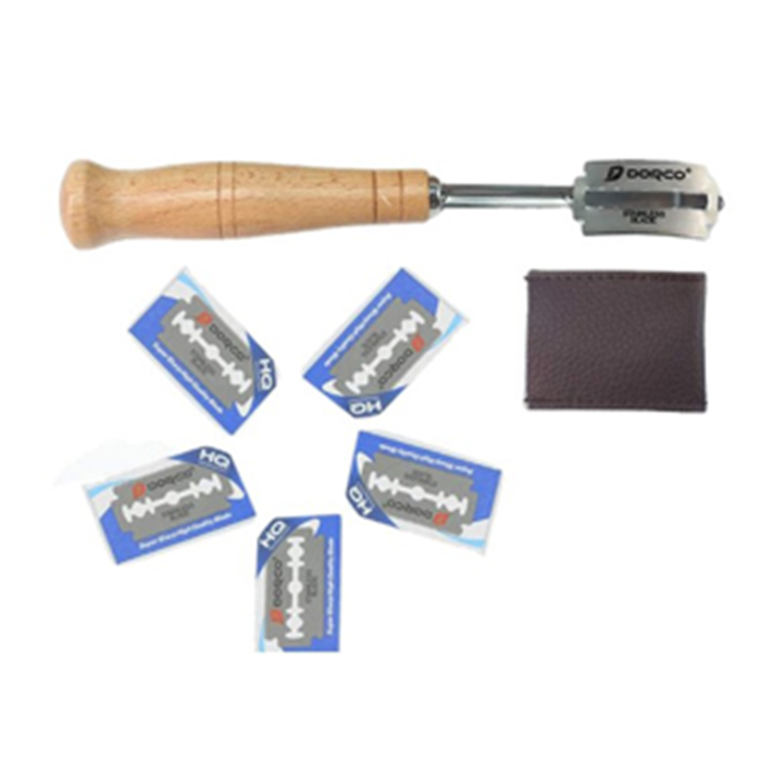 Dejsnitter - 20cm. med trægreb og ekstra blade