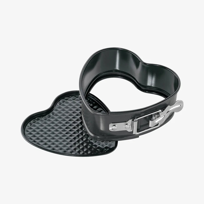 Hjerteformet bageform, sort