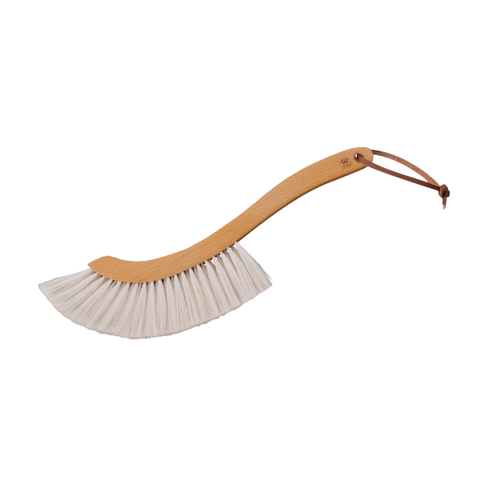 Støvkost i gedehår/bøgetræ, 39cm
