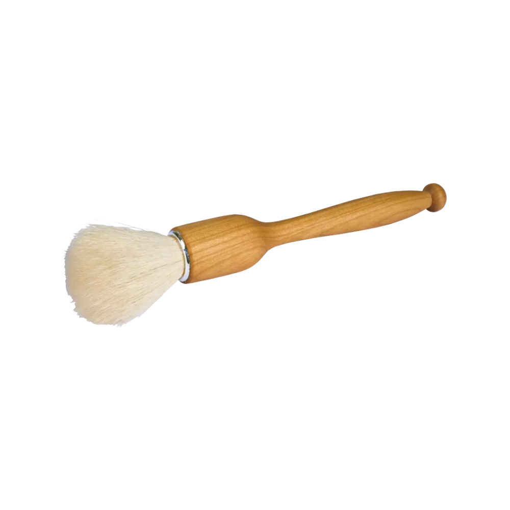 Støvkost i gedehår/olieret bøgetræ, L. 19cm