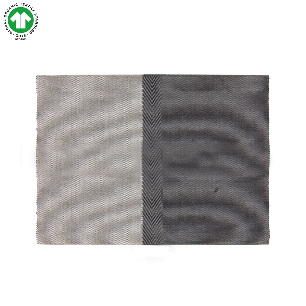 Eddy | 2 Stk. Dækkeserviet I Øko Bomuld Dark Grey