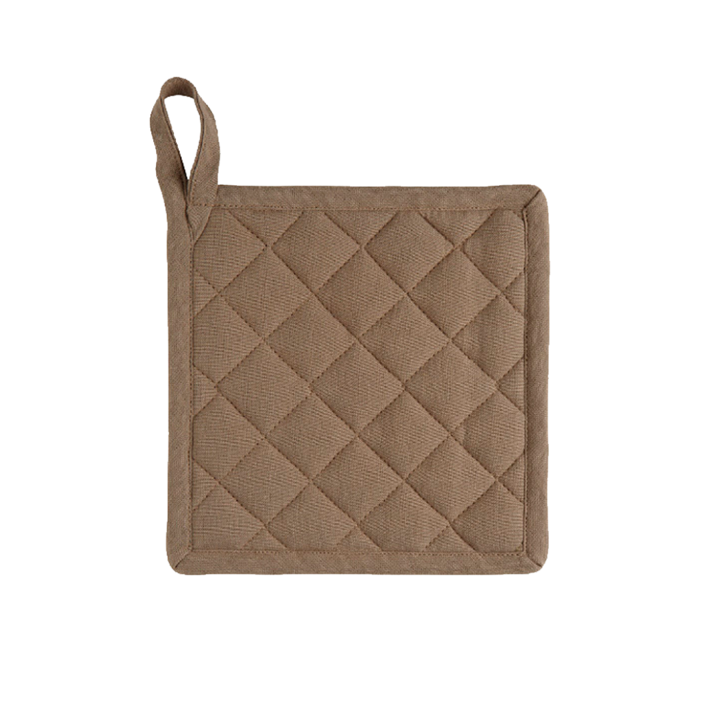 Joe | 2 Stk. Grydelapper I Øko Bomuld Beige Grydelapper