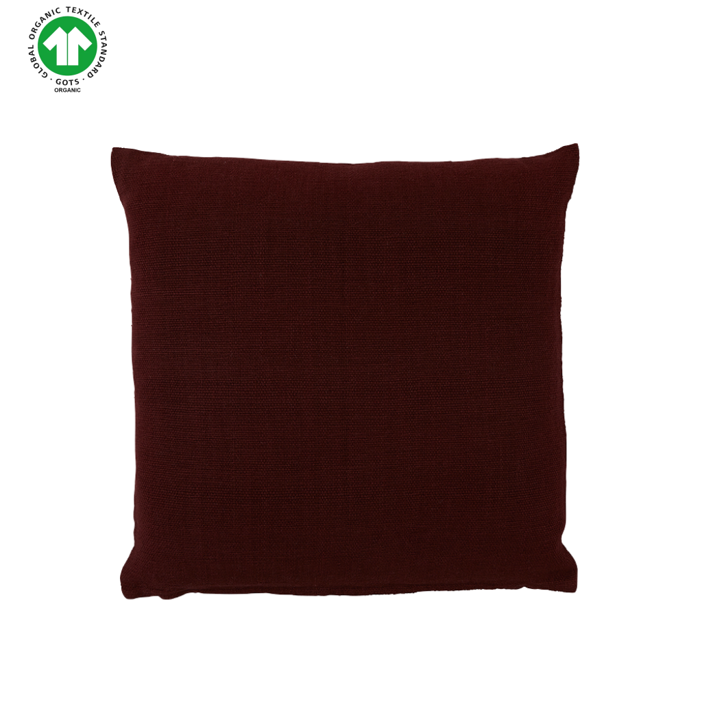 Karl | Pudebetræk I Økologisk Bomuld Chestnut