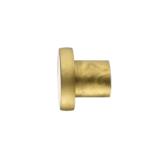 Knop | Greb/knage, rå messing, Ø 2.5 cm