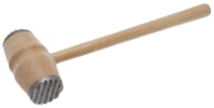 Kødhammer | Ubehandlet bøg/Aluminium