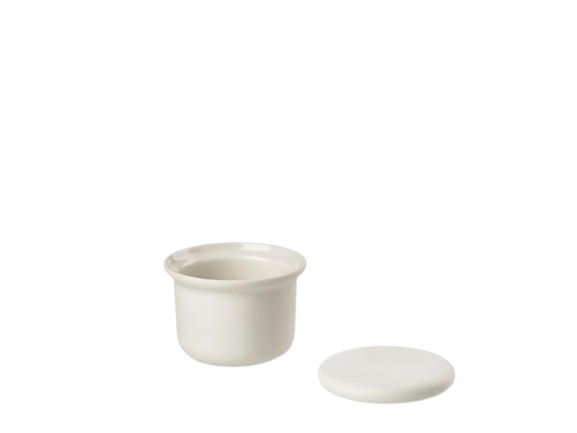 Zone Krukke med låg, Offwhite