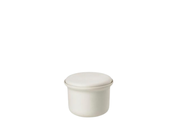 Zone Krukke med låg, Offwhite