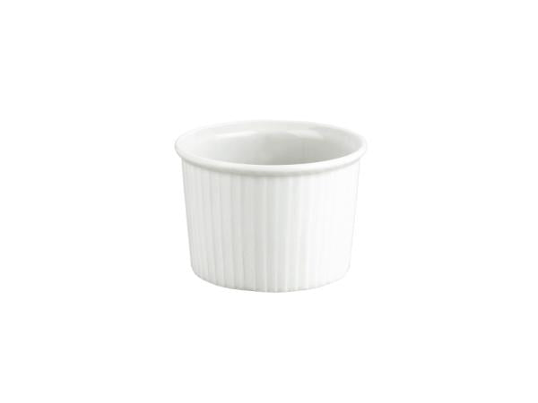 Pillivuyt Ramekin, høj nr. 1, Dia 9 x 5,8 cm, 21 cl, Hvid