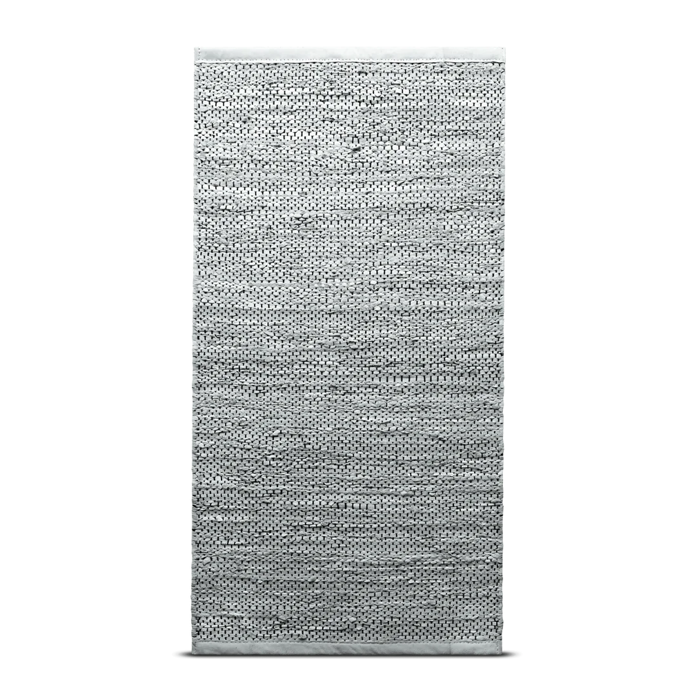 Rug Solid | Tæppe, læder, light grey