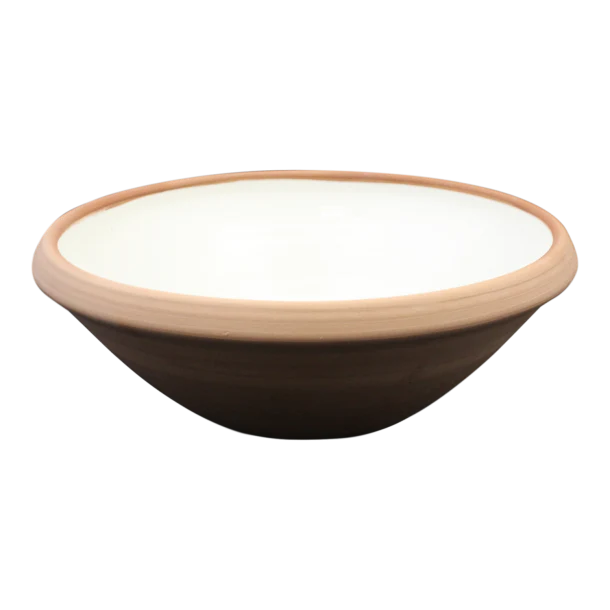 Æltefad, hvid, 27 cm.
