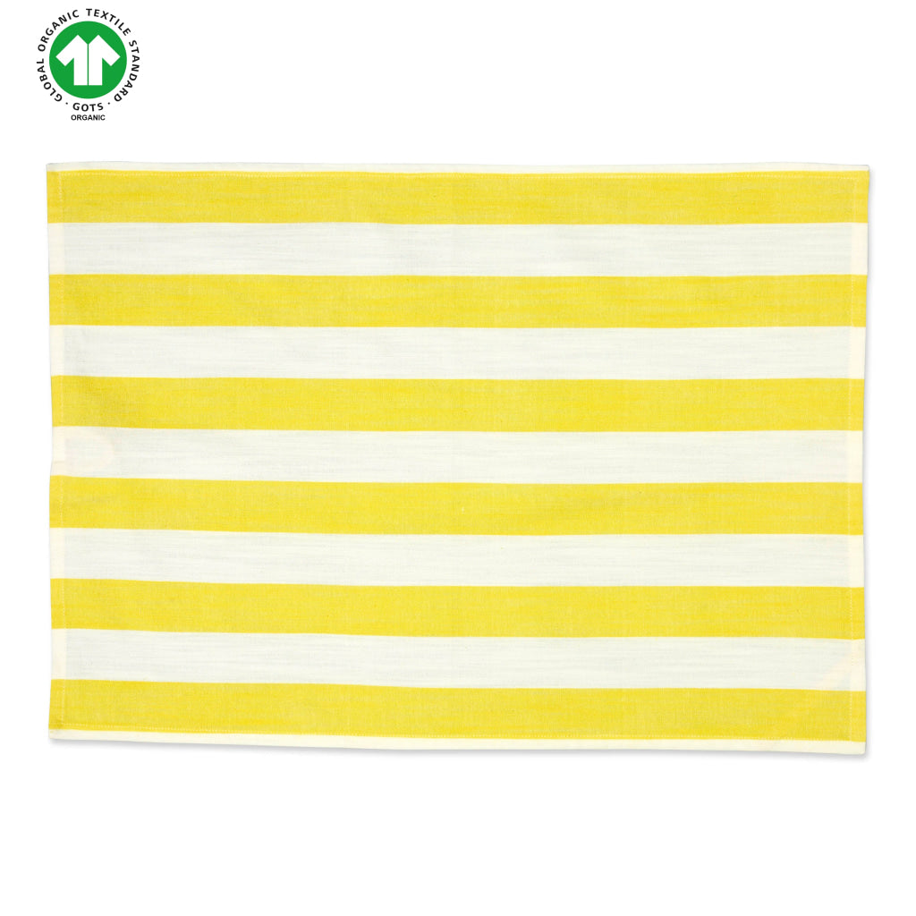 Valentin | Viskestykke off white/passionsfrugt GOTS