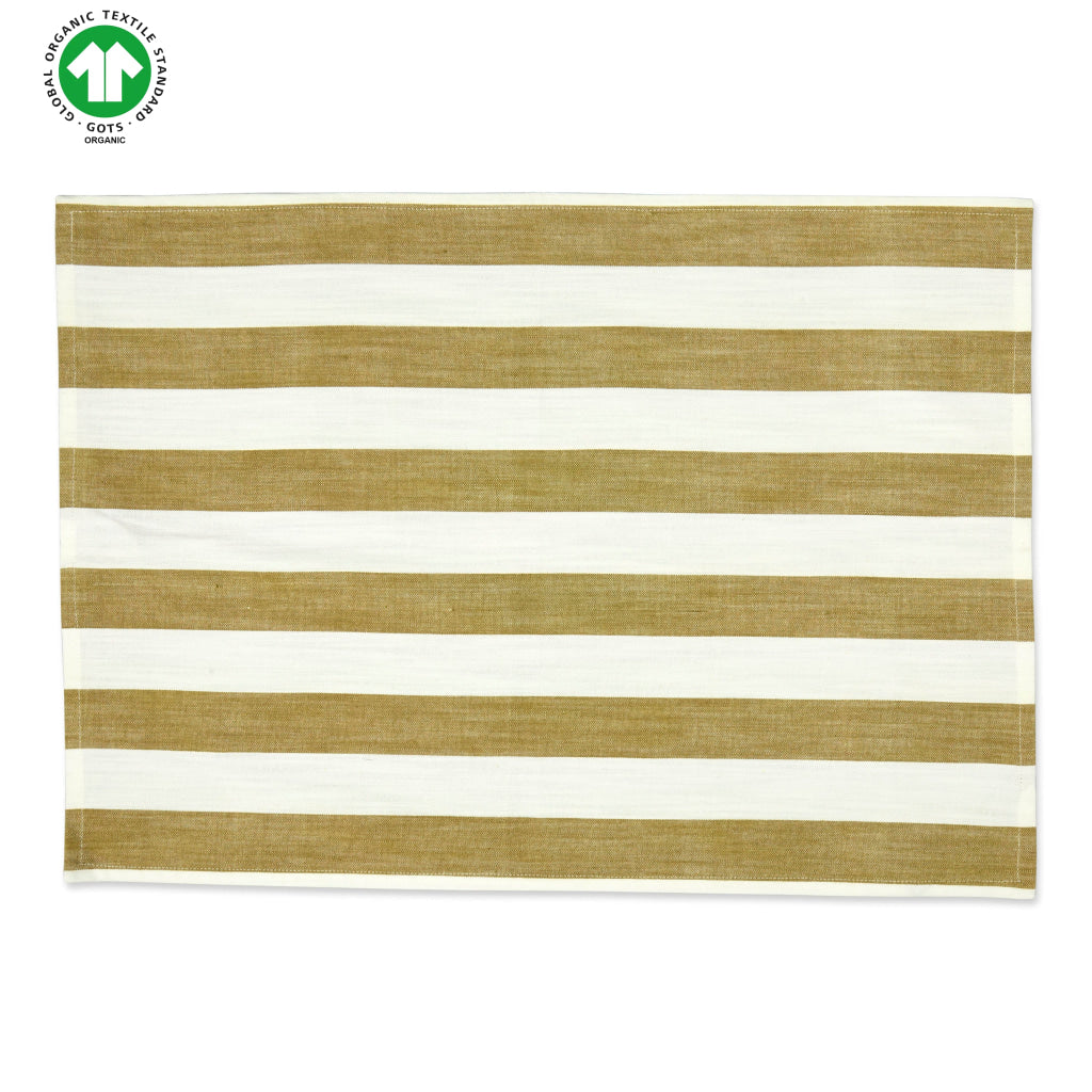 Valentin | Viskestykke off white/tapenade GOTS