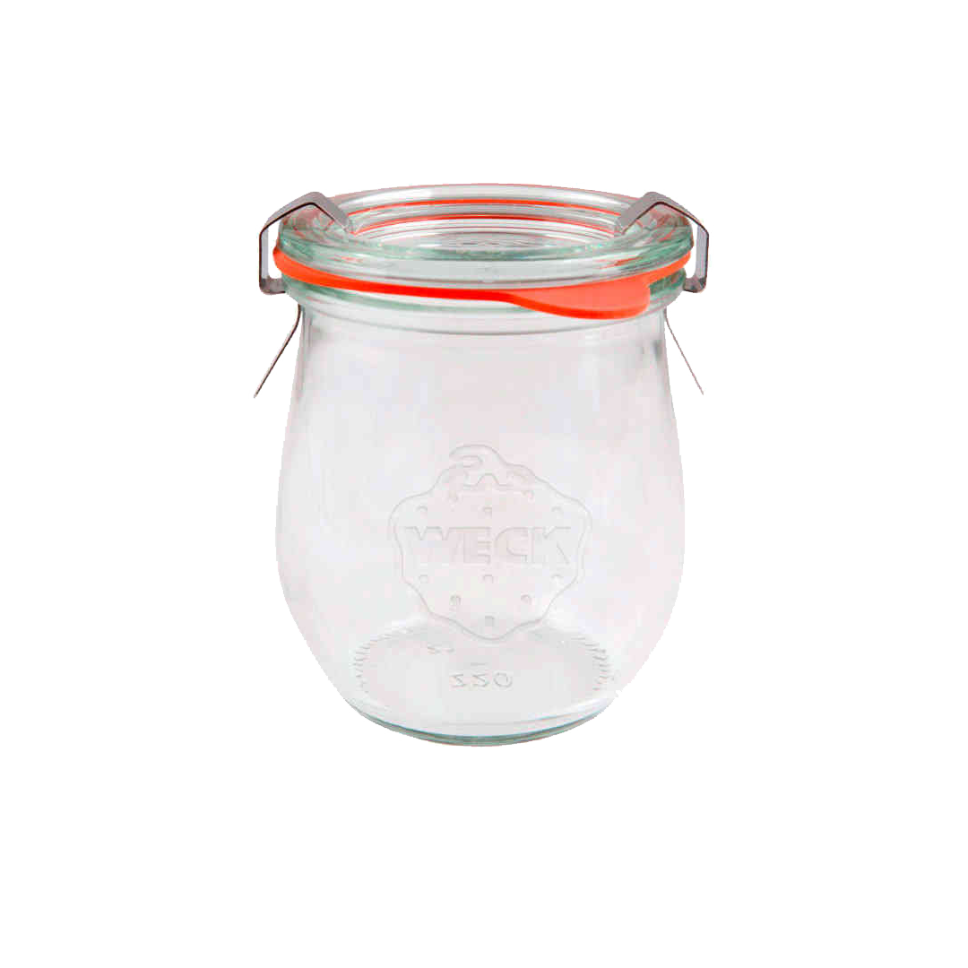 Tulipanformet patentglas m. låg i 220 ml - NR. 762