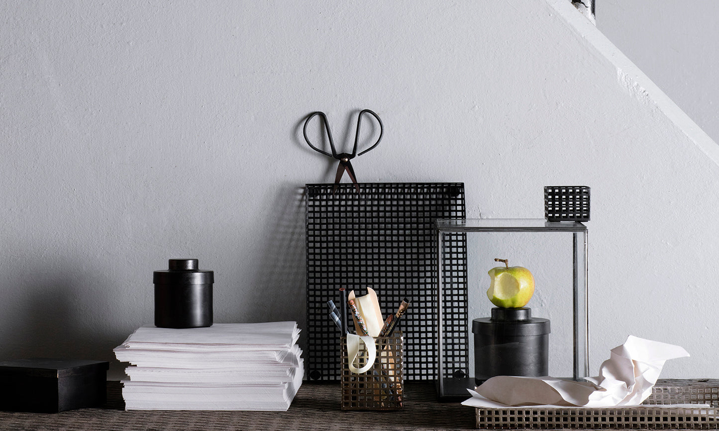 Bakke | Trådnet, sort, 32 cm