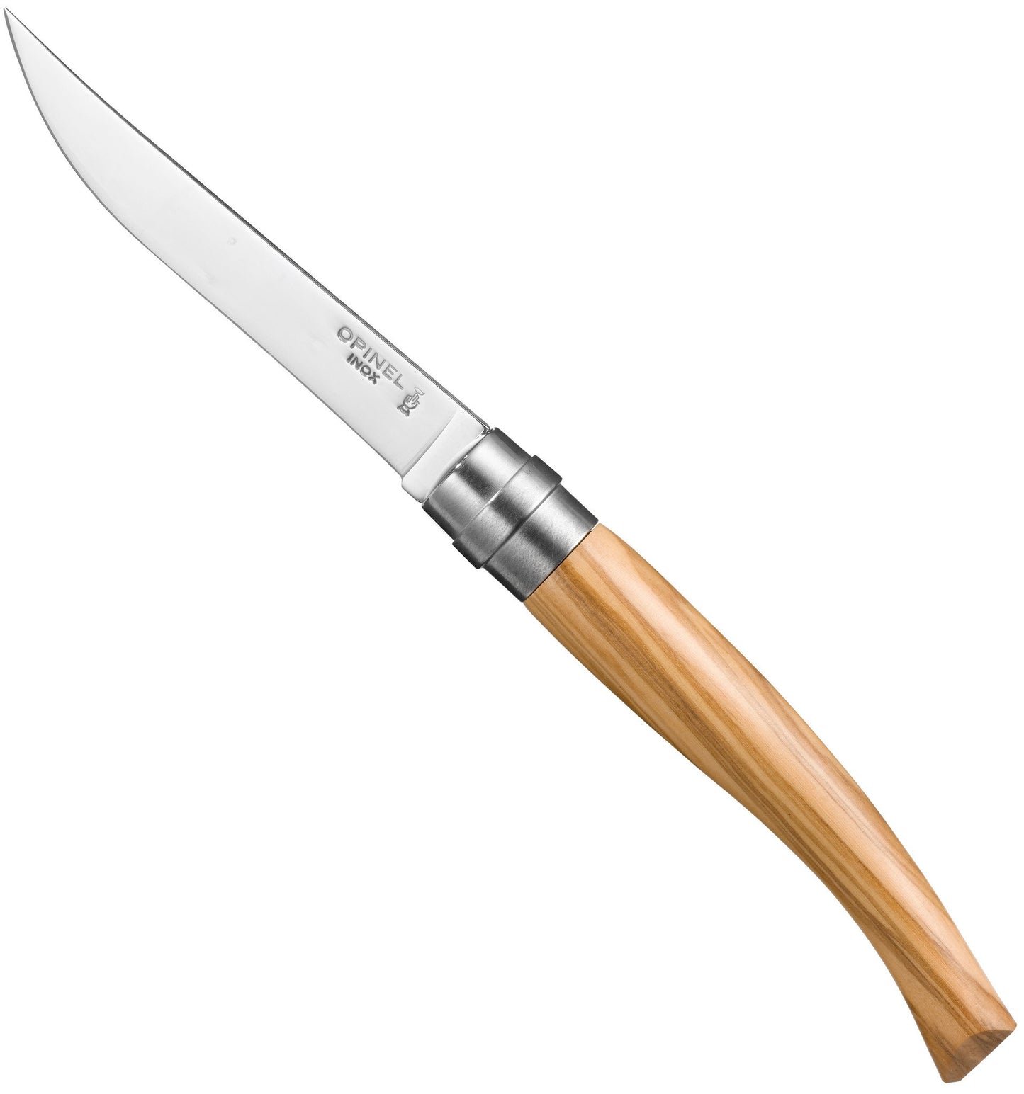 Æske med 4 steakknive, oliventræ
