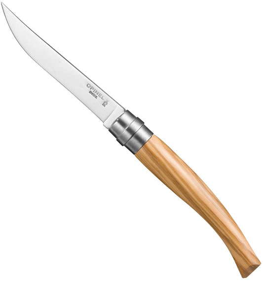 Æske med 4 steakknive, oliventræ