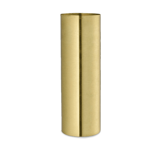 Cylinder | Vase i mat messing H30 cm