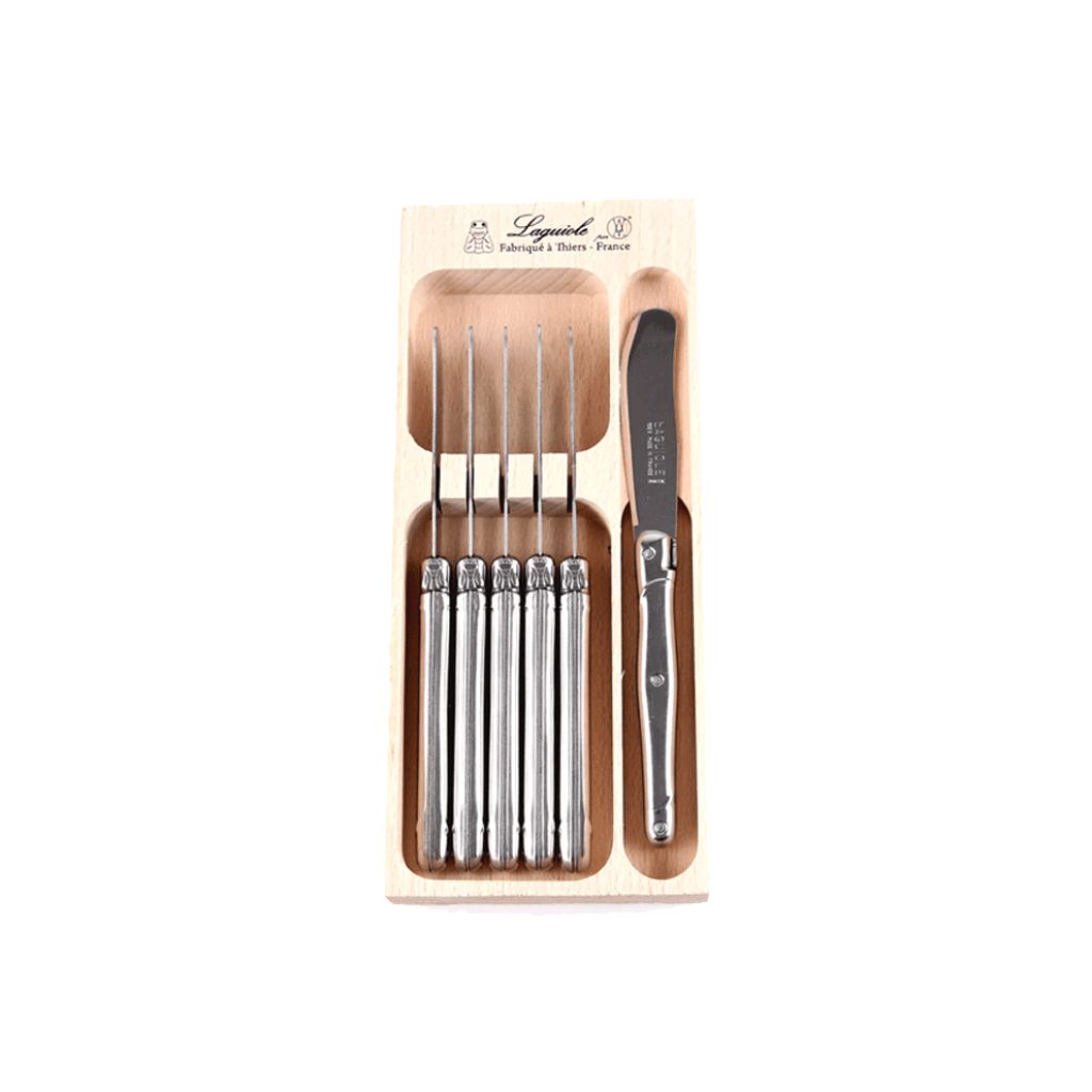 Debutant | Sæt á 6 smørknive i rustfrit stål