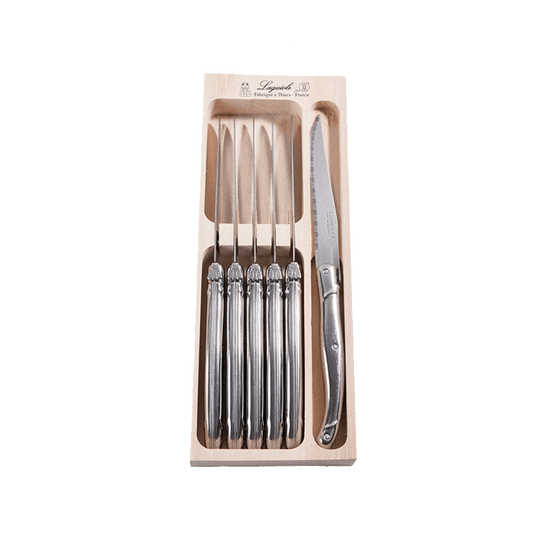 Laguiole Debutant | Steakkniv, rustfrit stål, 6 stk.