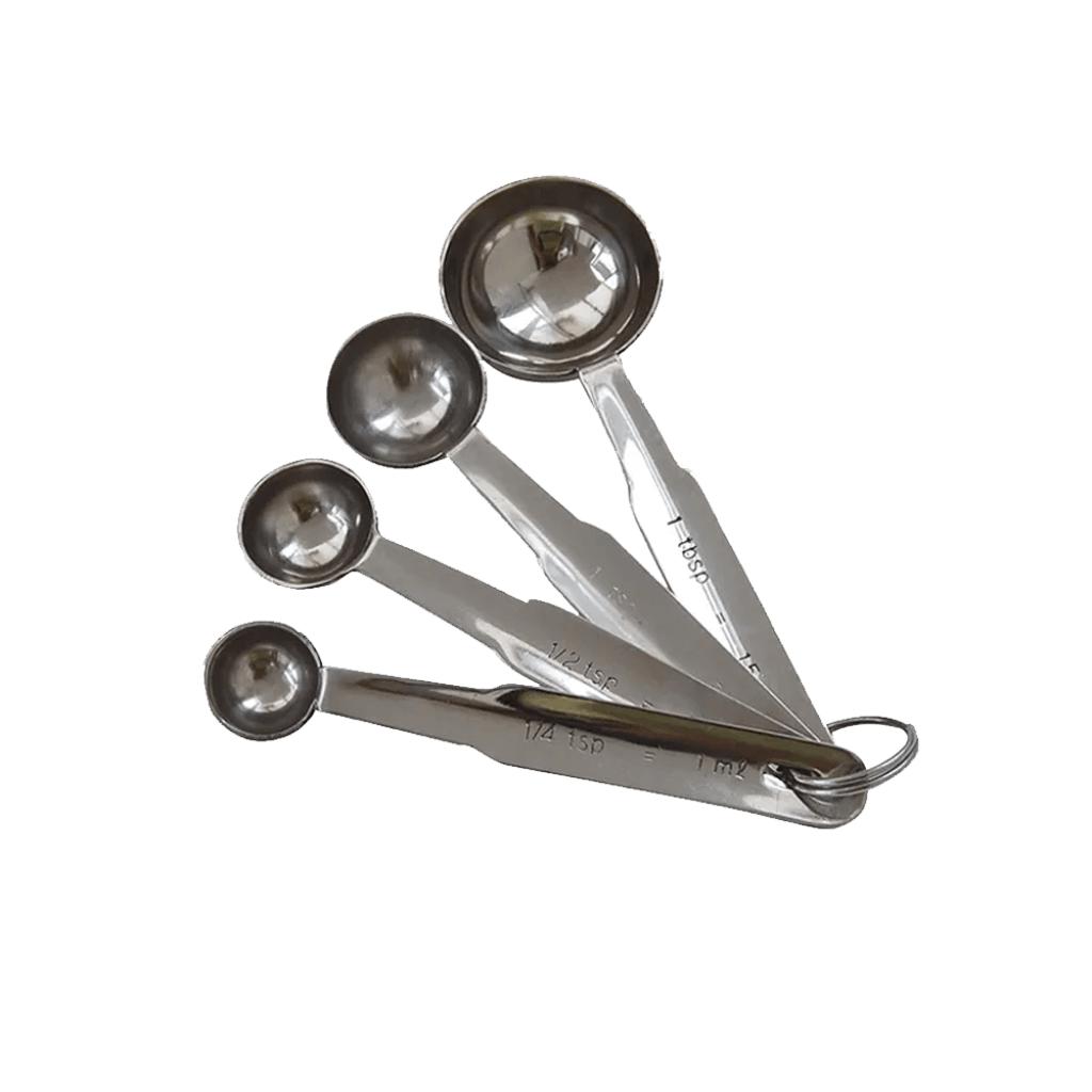 Måleskeer sæt m. 4 stk.