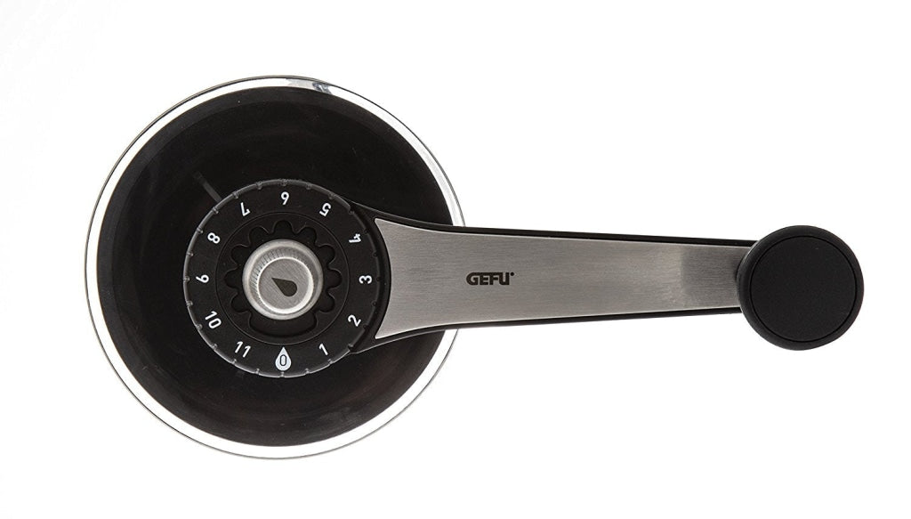 Mekanisk kaffemølle Lorenzo fra GEFU G16330 set fra oven