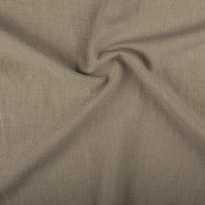 Metervarer, hør, stonewashed, beige, 137 cm.