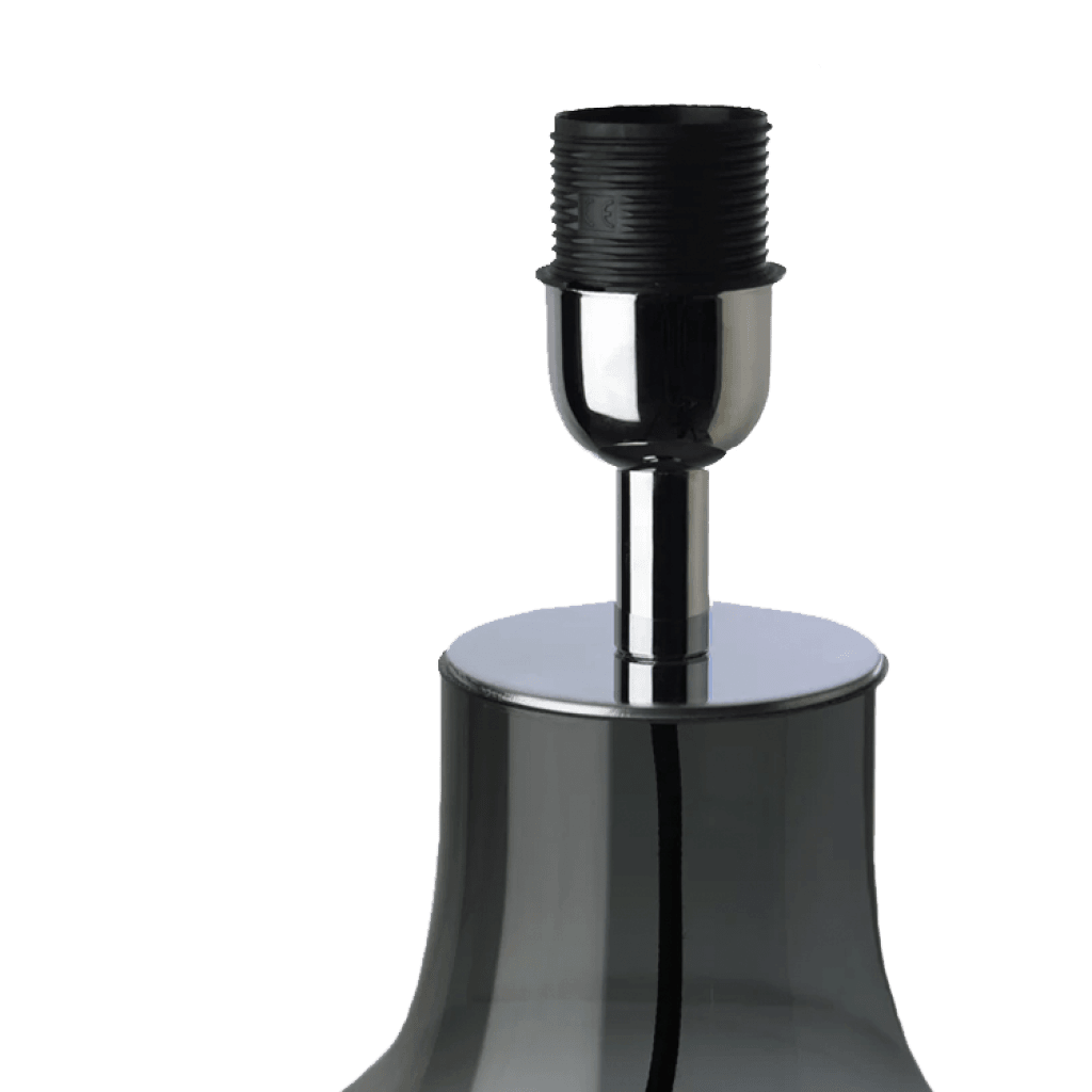 Nuuk | Bordlampe, røgfarvet glas