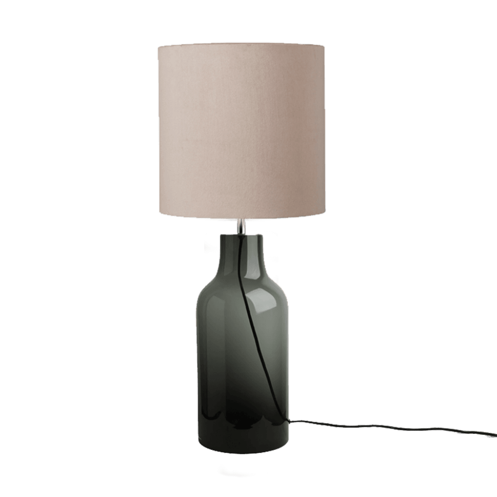 Nuuk | Bordlampe, røgfarvet glas