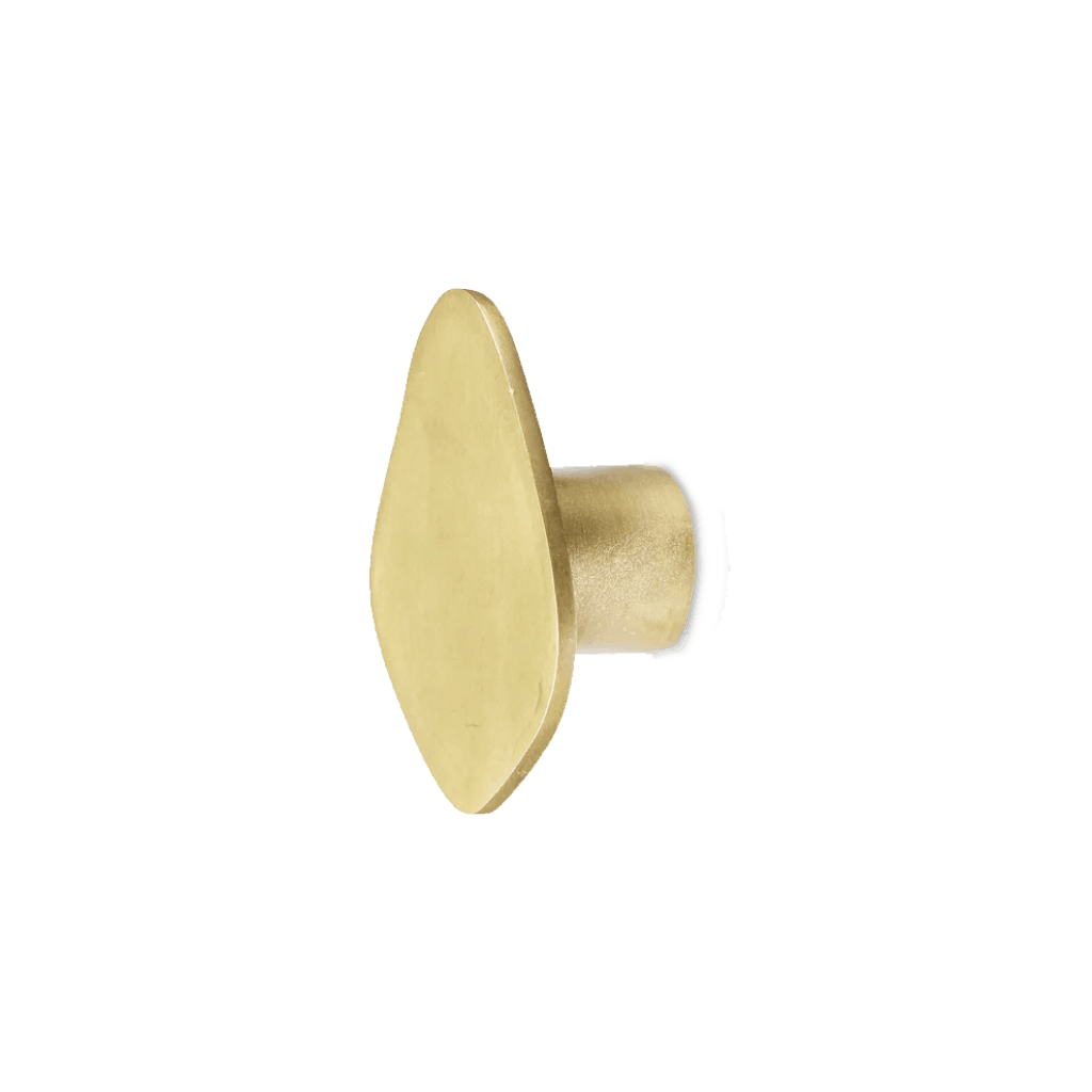 Organisk | Knage/greb Ø 3.5 cm | mat messing