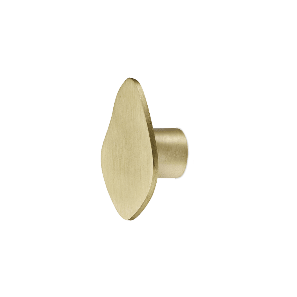 Organisk | Knage/greb Ø 3.5 cm |  rå messing