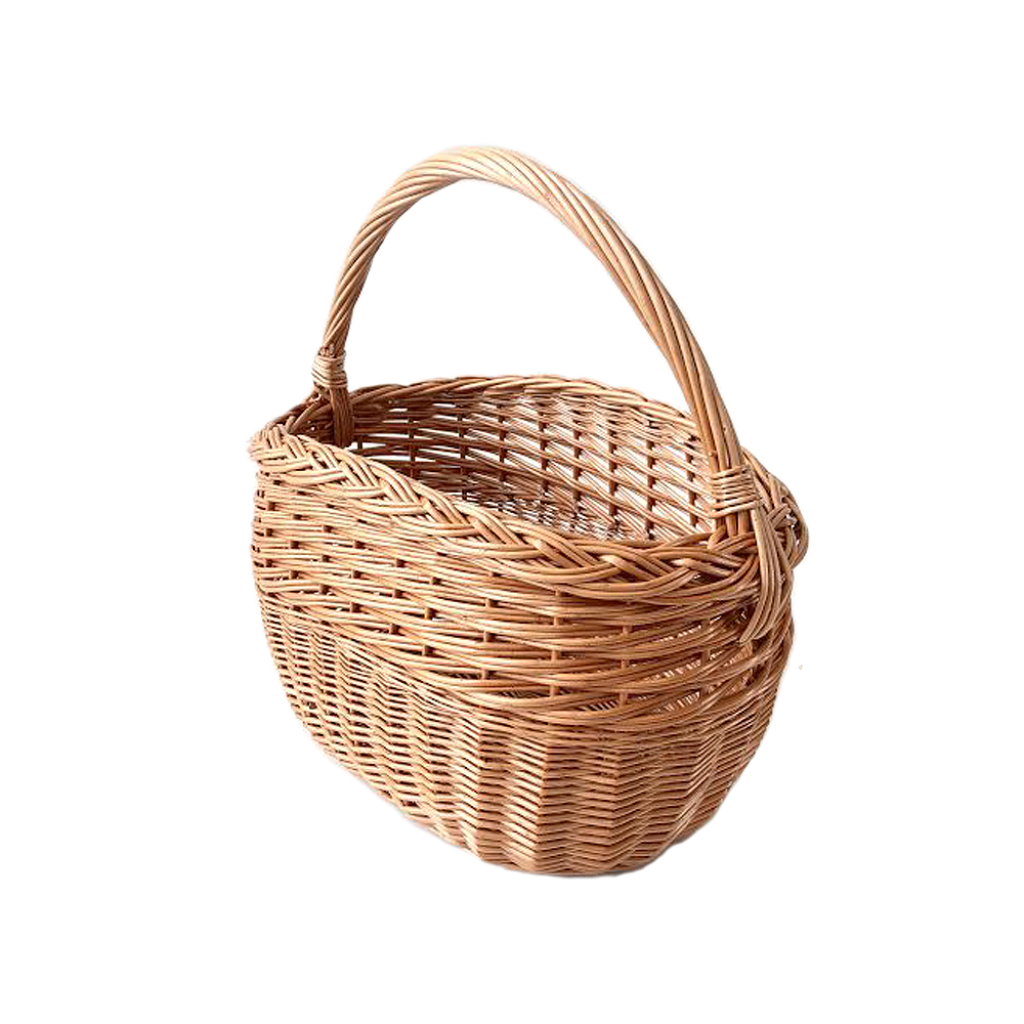 Oval bykurv i pileflet