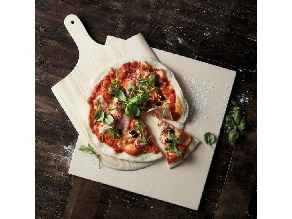 Pizza sten med spade, 38 cm.