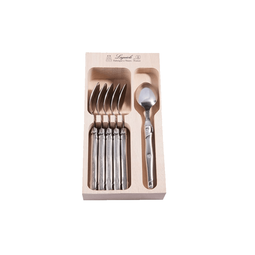 Laguiole | Teskeer, rustfrit stål, 6 stk.
