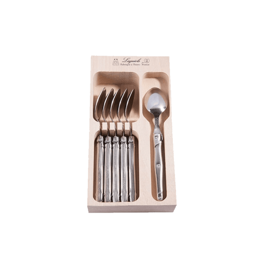 Laguiole | Teskeer, rustfrit stål, 6 stk.