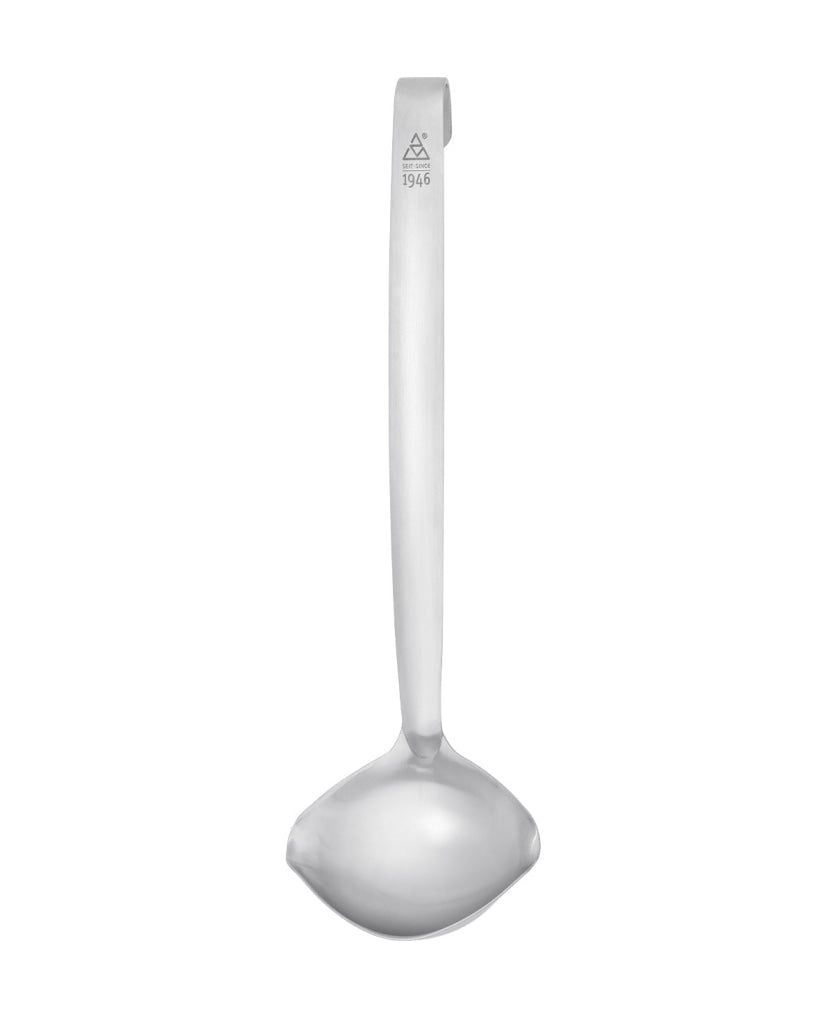 Sauceske med hældekanter, 30 cm - Stål