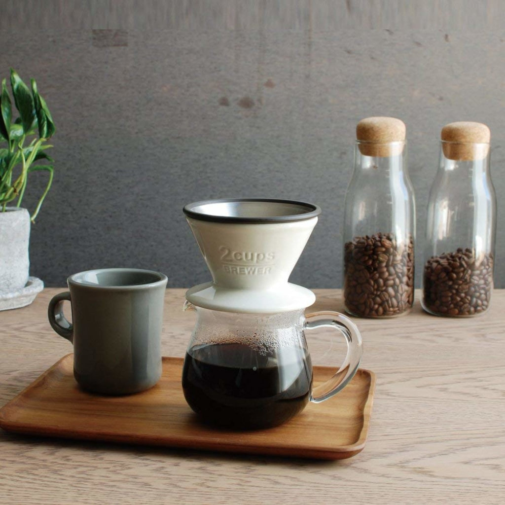 Slow coffee brewer, til 2 kopper kaffe