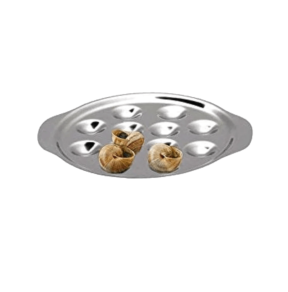 Snegletallerken til 12 stk.