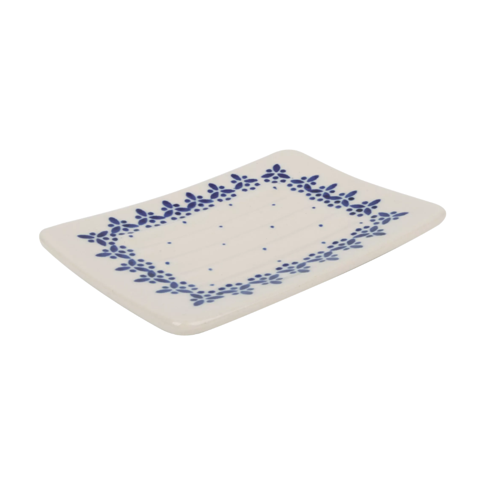 Keramik sæbeskål, Vine 12x9cm